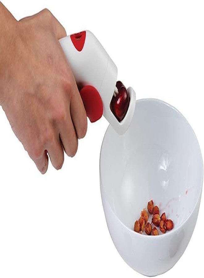 CREDLY Cherry Pitter,Cherry Olive Core Remover,Handheld Multi‑Function Fruit Corer Pitting Tool - Image 2